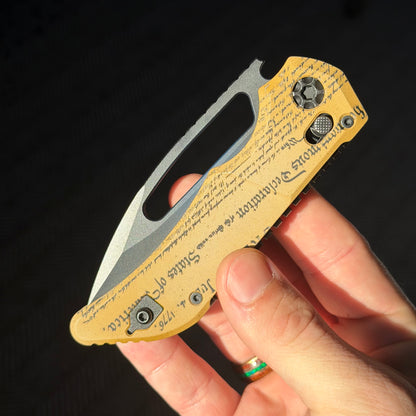Heretic Koschei America 250 Edition - Crossbar Lock, MagnaCut, Serialized - Made in USA (H061-USA-250)