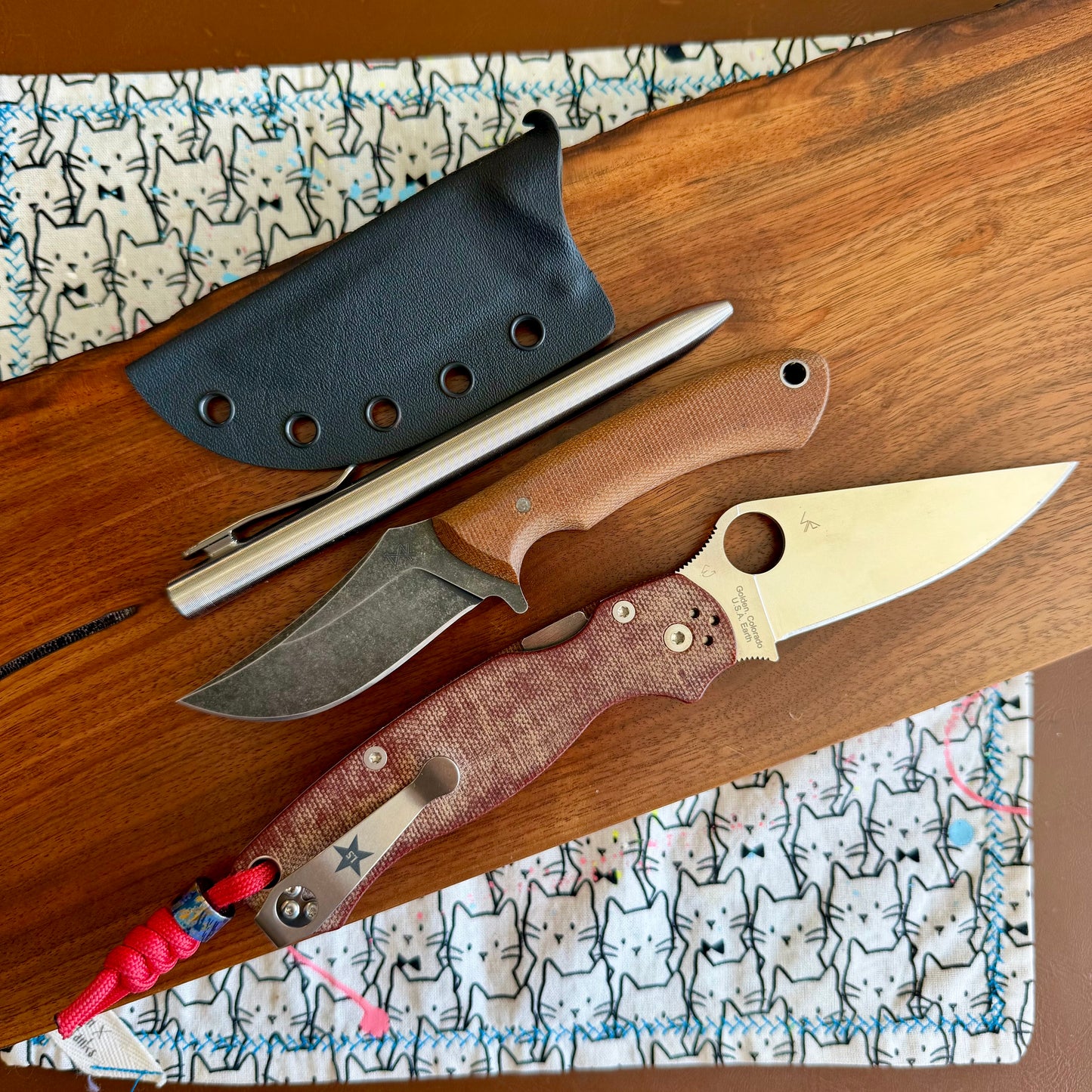 DAK Knives Pronghorn - Lone Star Exclusive Fixed Blade, AEB-L, Vintage Micarta - Made in USA