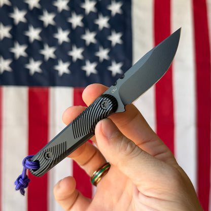 Carry Development ONE - Swirl Milled, CruWear, Graphite Black Cerakote, Serialized - Made in USA