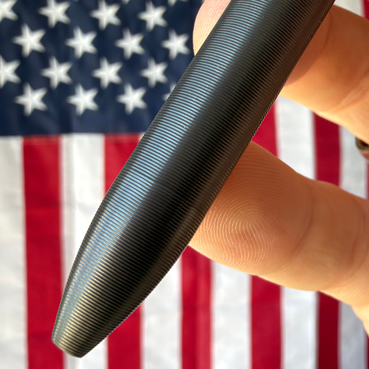 Tactile Turn Bolt Action Pen - DLC Titanium, Standard, Machined in USA (Bolt Action DLC Standard)