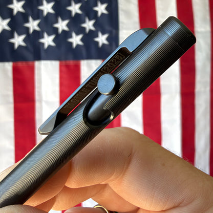 Tactile Turn Slim Bolt Action Pen - DLC Titanium, Standard, Machined in USA (Slim Bolt Action DLC Standard)