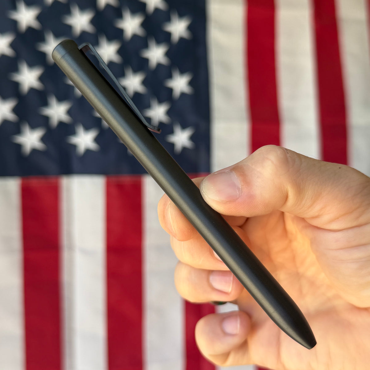 Tactile Turn Switch Pen - DLC Titanium, Standard, Machined in USA (Switch DLC Standard)