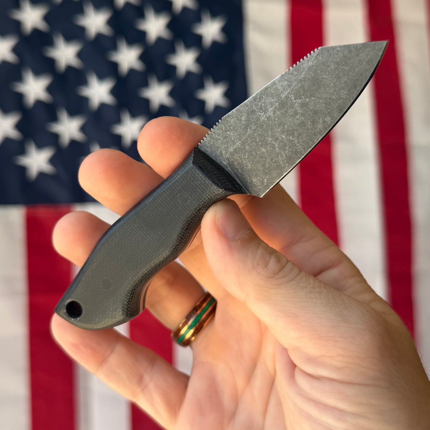 907 Knives ADAK - Handmade Alaskan Fixed Blade, AEB-L, G10 Handle - Made in USA (ADAK-5)