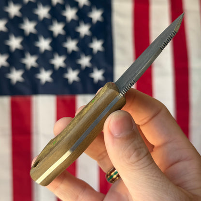 907Knives ADAK - Handmade Alaskan Fixed Blade, AEB-L, Richlite Handle - Made in USA (ADAK-3)