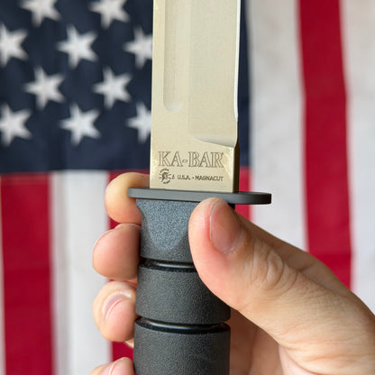 Spartan Blades KA-BAR - Flat Dark Earth CPM-MagnaCut Clip Point, Kraton G, USMC Profile - Made in USA (SB54DE)