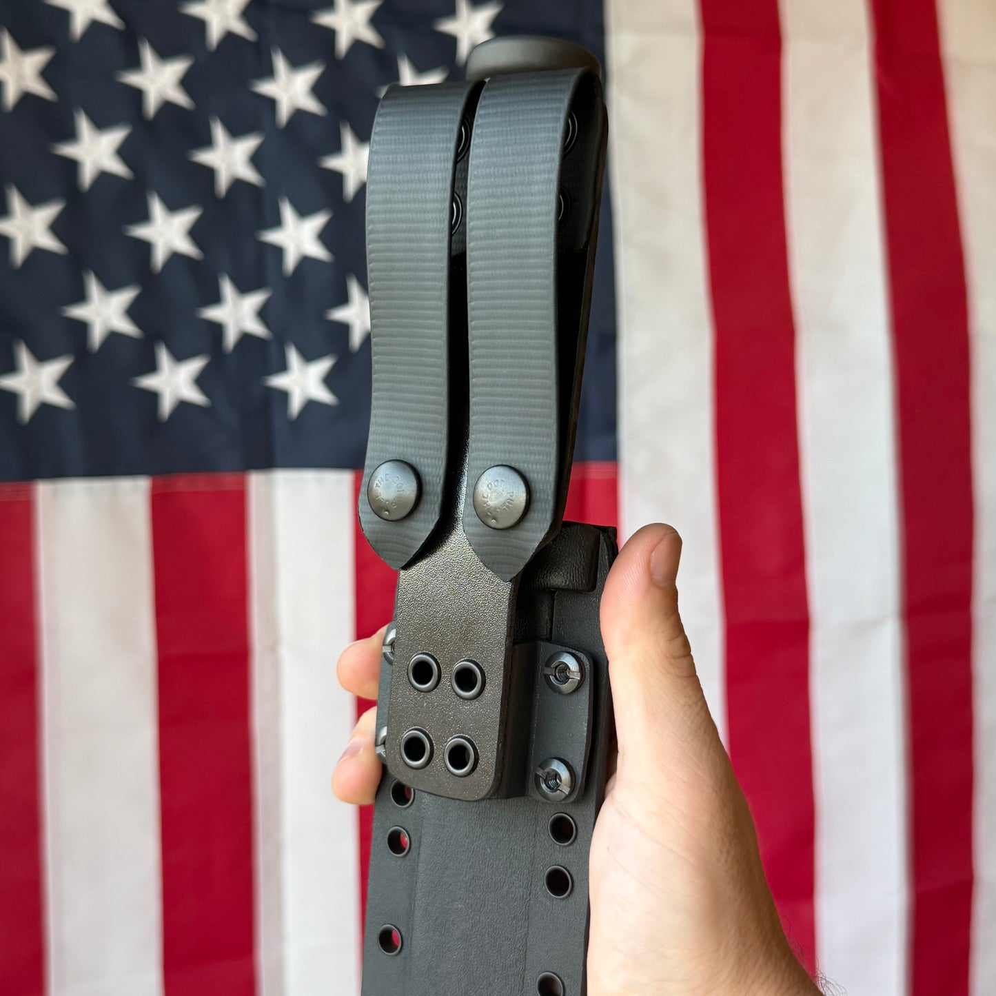 Spartan Blades KA-BAR - Black DLC CPM-MagnaCut Clip Point, Kraton G, USMC Profile - Made in USA (SB54BK)