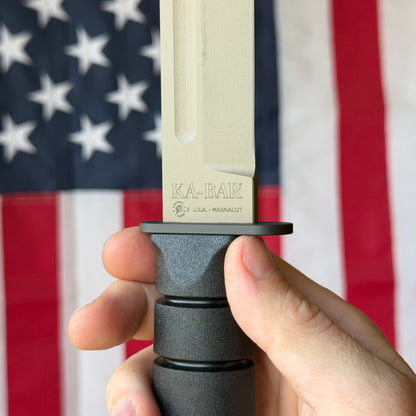 Spartan Blades KA-BAR - Flat Dark Earth CPM-MagnaCut Clip Point, Kraton G, USMC Profile - Made in USA (SB54DE)