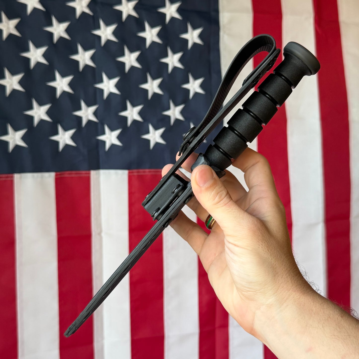 Spartan Blades KA-BAR - Flat Dark Earth CPM-MagnaCut Clip Point, Kraton G, USMC Profile - Made in USA (SB54DE)