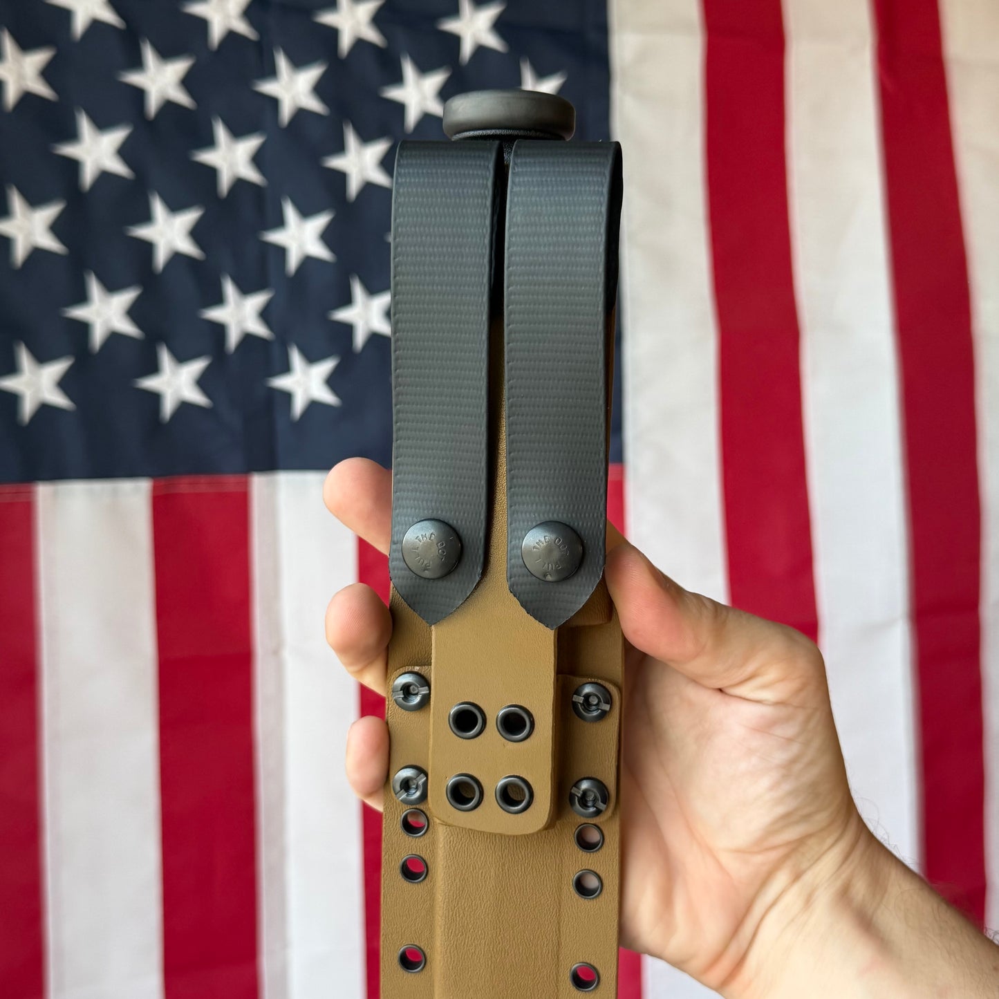 Spartan Blades KA-BAR - Flat Dark Earth CPM-MagnaCut Clip Point, Kraton G, USMC Profile - Made in USA (SB54DE)