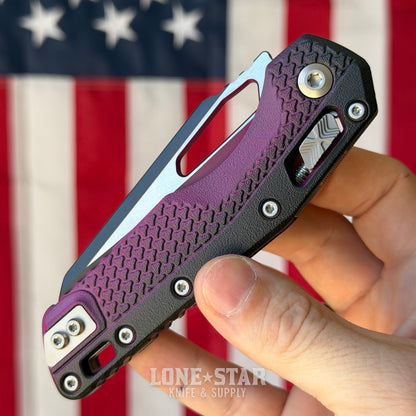 Microtech MSI Ram-Lok Knife – 3.75" M390MK, Faded Sangria Polymer – Made in USA (210T-1PMFSR)