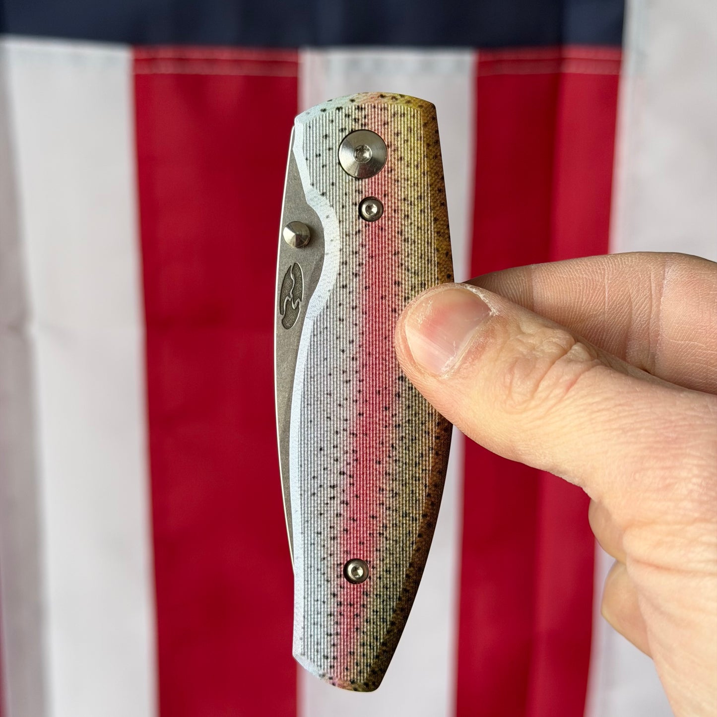 TRM NEUTRON2FL Rainbow Trout G10, 3.0″ 20CV Blade, Made in USA