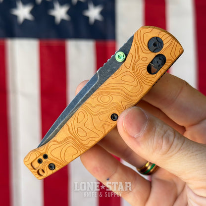Hogue Mysto (Wood) 3.4″ Drop Point Knife, Maple Valley Richlite Handle, MagnaCut Blade, Made in USA (24459)