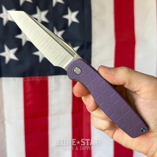 The Back Door: Brown Knives Cortex XL, 3.45" MagnaCut Front Flipper, Titanium, Serial 724 - Made in USA (Trade In)