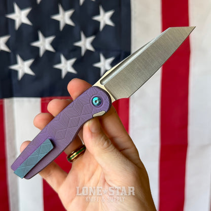 The Back Door: Brown Knives Cortex XL, 3.45" MagnaCut Front Flipper, Titanium, Serial 724 - Made in USA (Trade In)