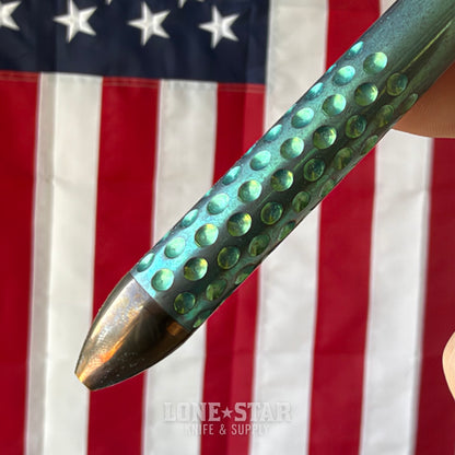 Hypercut MFG Nackt Pen, Machined Titanium Bolt Action, Pilot G2 Refill - Made in USA