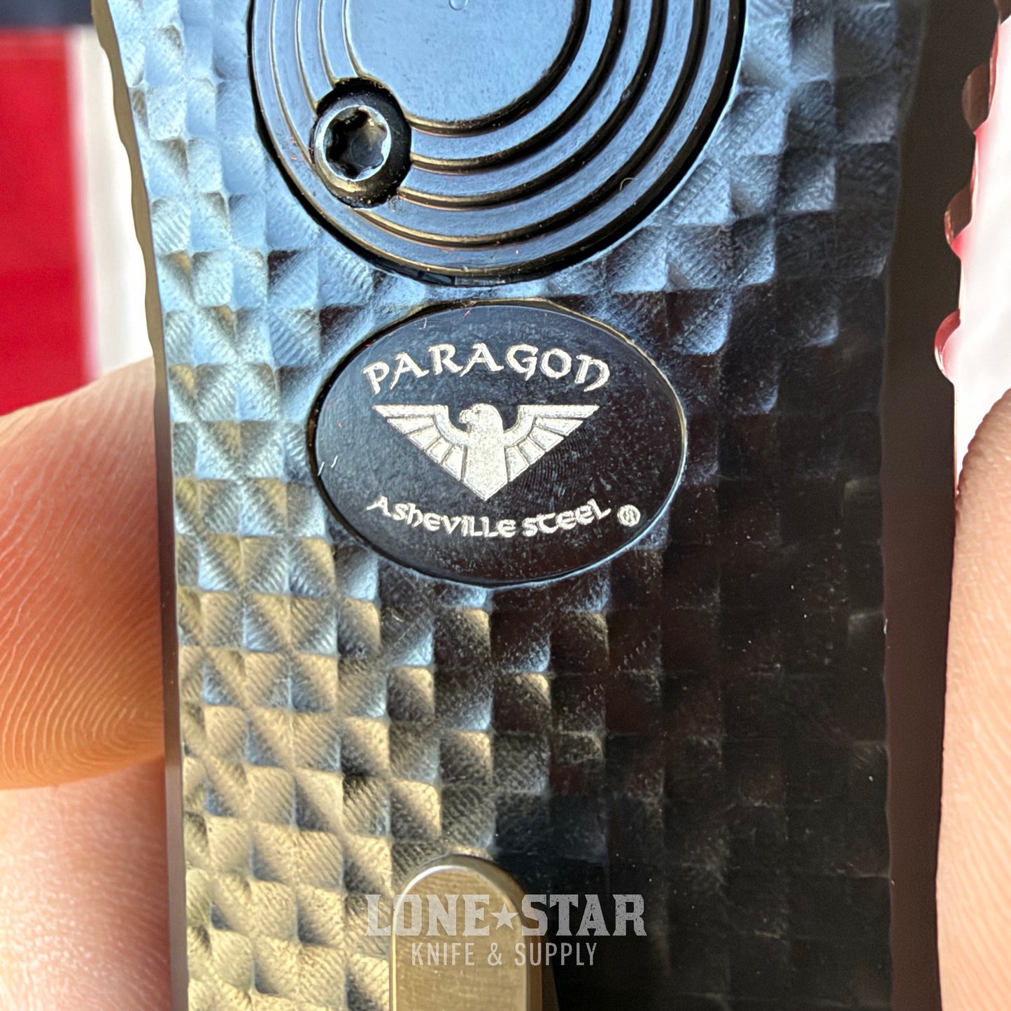 Hypercut MFG x Paragon Oracle, Gravity Razor Knife, Milled Aluminum, Titanium Hardware - Made in USA