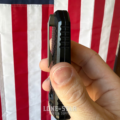 Hypercut MFG x Paragon Oracle, Gravity Razor Knife, Milled Aluminum, Titanium Hardware - Made in USA