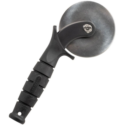 KA-BAR Tactical Pizza Cutter, USA Made Stainless Steel Wheel, Black Handle (9927)