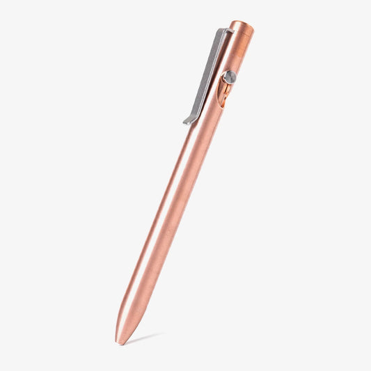 Bolt Action Pen – Standard Length 5.6″ – Solid Copper – Made in USA