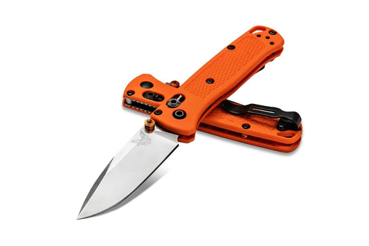 Benchmade Mini Bugout Orange Grivory, 2.8 inch S30V Blade, Made in USA (533)
