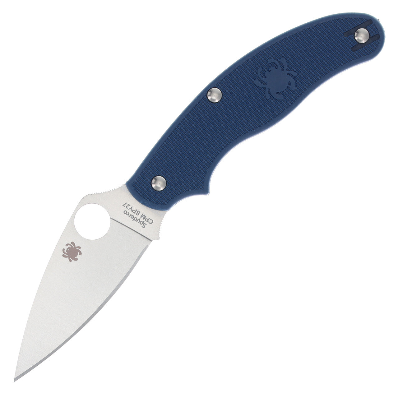 UK Penknife Lightweight Folding Knife Cobalt Blue 2.95in Stain Blade