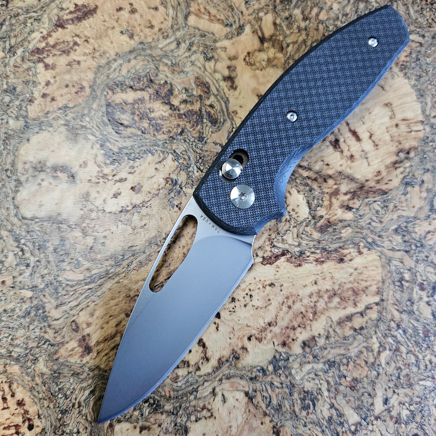 TRM Bulldog Knife – 2.9″ Blade, River‑LOK – Made in USA (Bulldog Rev. B)
