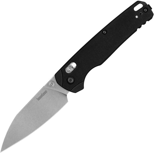 Bel Air XL DuraLock Knife – Black G10 Handle, 3.75″ MagnaCut Reverse Tanto Blade (KS6110)