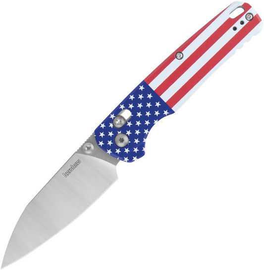 Kershaw Bel Air XL 3.4" DuraLock Folder – Reverse Tanto, CPM MagnaCut, Black G10 – Made in USA (KS6110USA)