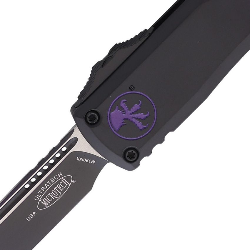 Ultratech Gen III ZBP OTF – Faded Black/Purple Finish, Aluminum Handle, Bohler M390MK Blade – Made in USA (MCT11211FBKPU)