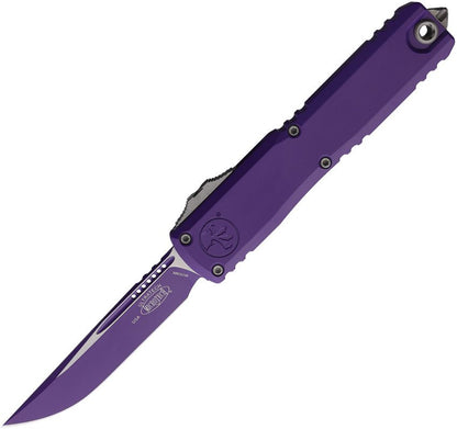 Ultratech Gen III ZBP OTF Knife – Purple Cerakote Aluminum Handle, Bohler M390MK Blade – Made in USA (MCT11211PUC16Z)