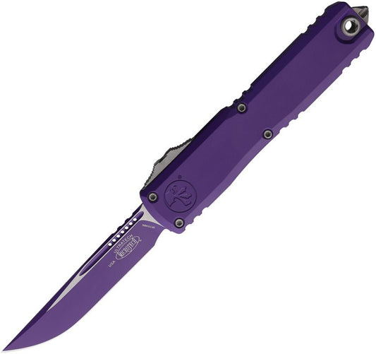 Ultratech Gen III ZBP OTF Knife – Purple Cerakote Aluminum Handle, Bohler M390MK Blade – Made in USA (MCT11211PUC16Z)