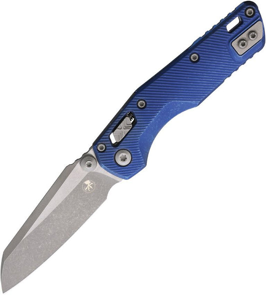 Microtech Marfione Select MSI Mini Knife – 3.25” M390MK Blade, Fluted Titanium, Apocalyptic Finish, Ram-Lok – Made in USA (210M-10APFLMS)