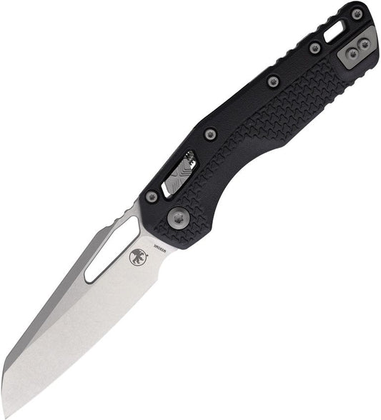 Microtech MSI Black S/E Tri-Grip, 3.9″ M390MK Blade, Made in USA (210T-10PMBK)