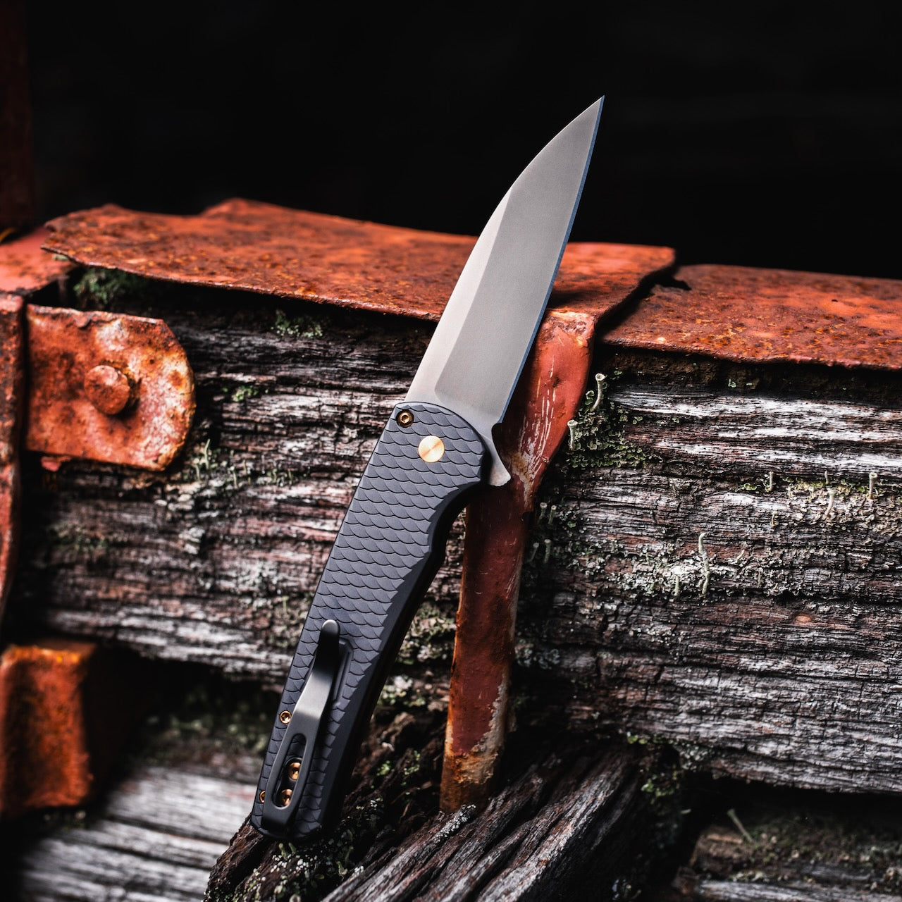 Pro-Tech Malibu Black Dragon Scale 3.3 inch Magnacut Wharncliffe Knife, Smoky Grey Blade – Made in USA (5336-LTD SG RGH)
