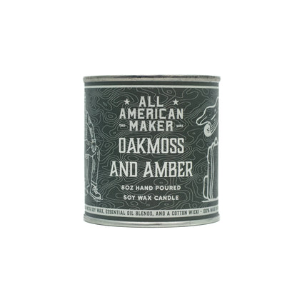 All American Maker Oakmoss & Amber Candle
