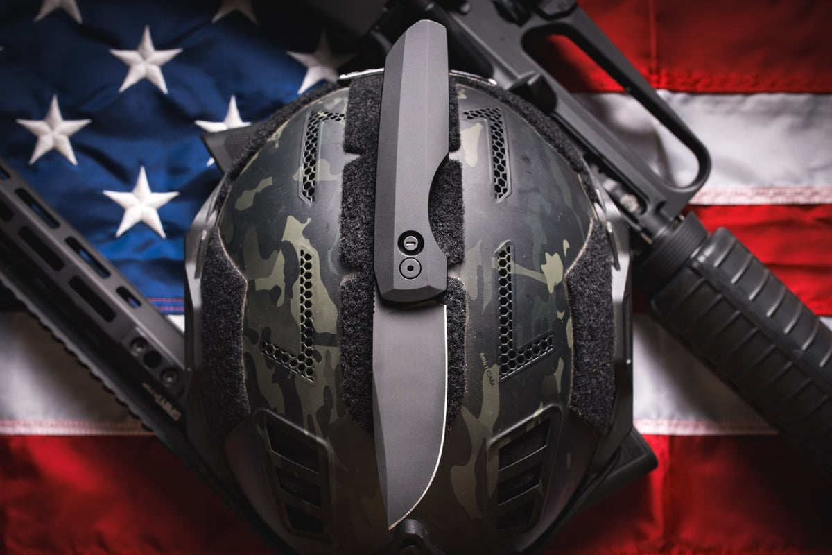 Pro-Tech Vero Synapse 2 Operator Edition, 3.5" Sterile DLC Black MagnaMax, Tritium Button, Black Aluminum, CCKS Fall 2026 - Made in USA (VERO2103 MM-OP)