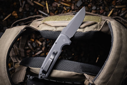 Pro-Tech Rockeye Operator Auto - Solid Black / DLC Magnacut (LG3103-OP)
