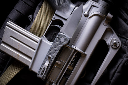 Pro-Tech Scapegoat Compact Operator Auto, Ramon Chavez Design, Sterile DLC MagnaMax, Tritium Button, Carbide Textured Black Aluminum - Made in USA (RCS1106-OP)