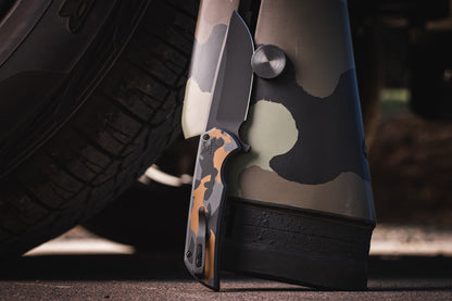 Pro-Tech Mordax, DLC Black MagnaCut, Deluxe Camo Cerakote Handle, CCKS Fall 2026 - Made in USA (CCKSF26.Mordax.2)