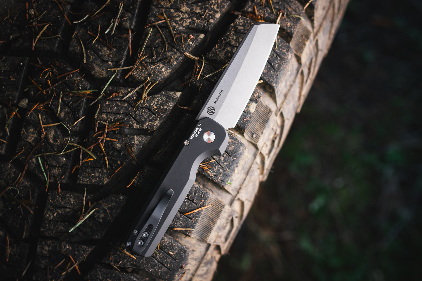 Pro-Tech Slimfoot Auto - BST26 Black / Stonewash Magnacut