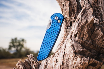 Pro-Tech TR-3 Integrity Manual - BST26 Relic Blue / Stonewash Magnacut