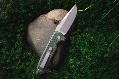 Pro-Tech Rockeye Auto - Green Aluminum, CPM-MagnaCut - Made in USA (LG3105-Green)
