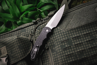 Pro-Tech Tactical Response 4 (TR-4) Automatic - Blk Feather Texture Steel Handle (4" SW MagnaMax) T4105-F-MM