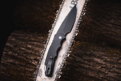 Pro-Tech Tactical Response 4 Auto - Black Aluminum, DLC CPM-MagnaMax, 4in Saber Grind - Made in USA (T4103 MM)