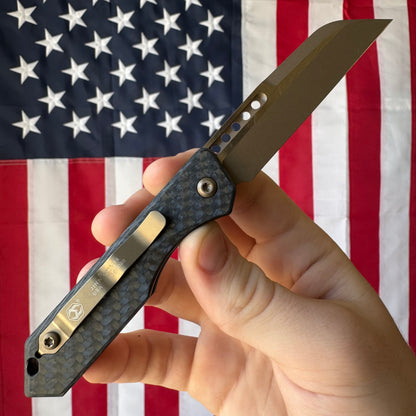 Heretic Jinn Auto - Bronze MagnaCut, Carbon Fiber Chassis - Made in USA (H113-7A-CF)