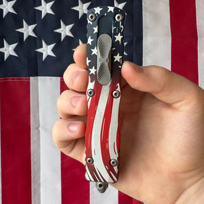 Microtech Dirac Delta OTF - Apocalyptic M390MK Dagger, 250th Anniversary Signature Series - Made in USA (227-10APS-4J250)