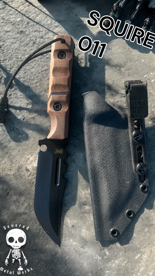 The Squire – Hand-Forged Fixed Blade by Severed Metal Works – Made in Alabama