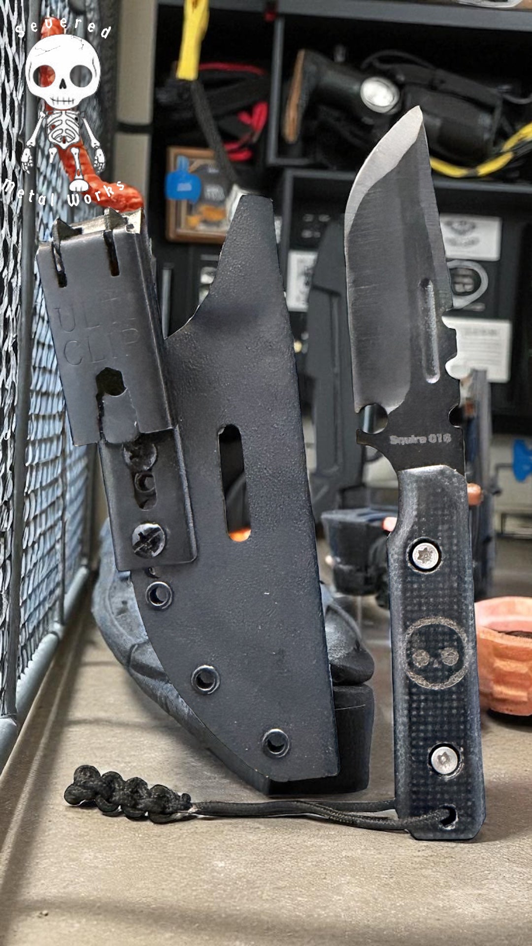 The Squire – Hand-Forged Fixed Blade by Severed Metal Works – Made in Alabama