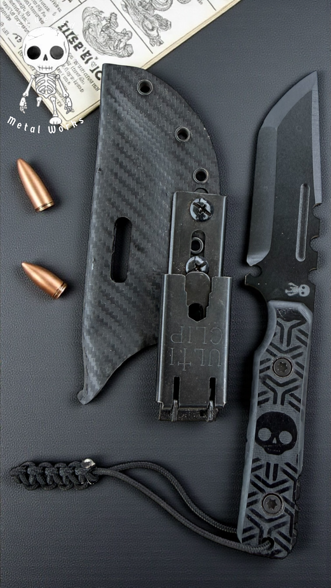 The Squire – Hand-Forged Fixed Blade by Severed Metal Works – Made in Alabama