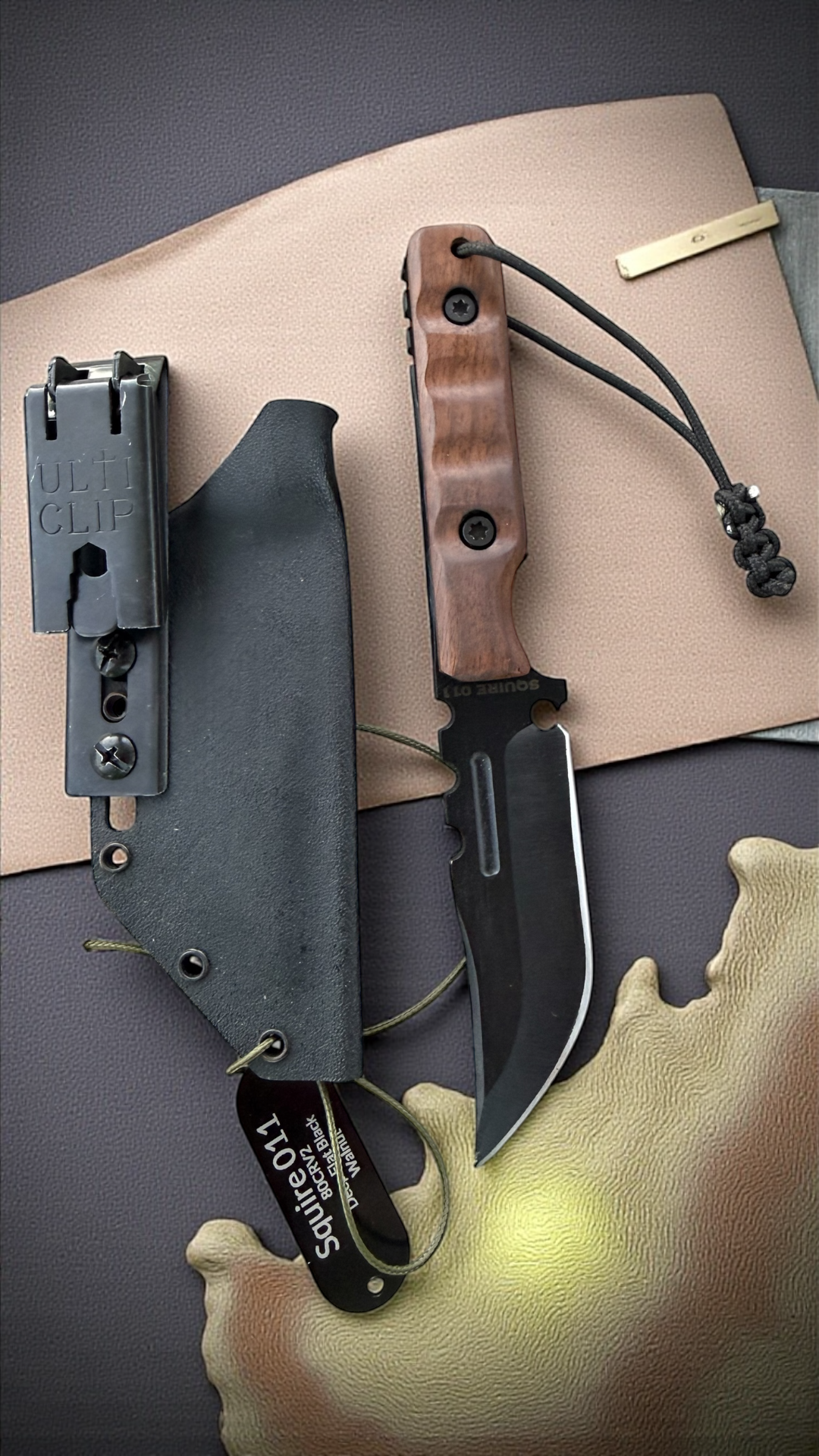 The Squire – Hand-Forged Fixed Blade by Severed Metal Works – Made in Alabama